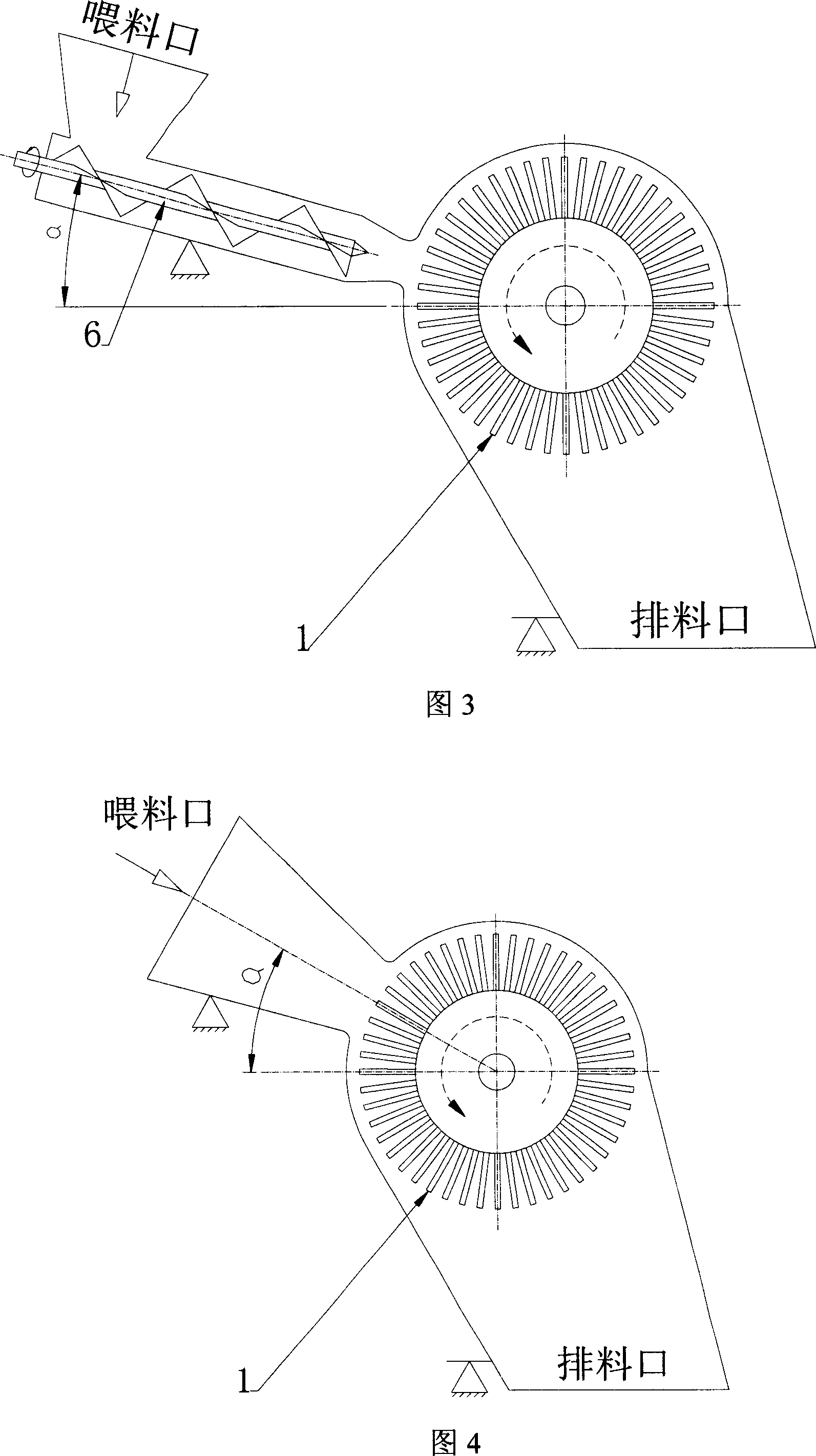 Polyurethane hard foam brush type disintegrating machine