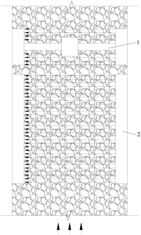 Flow velocity vertical line distribution measuring device