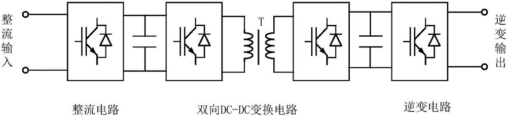 Power frequency transformer-free three phase-single-phase voltage transformation device