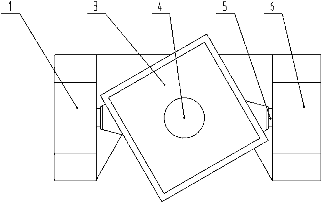 Square cone mixing machine