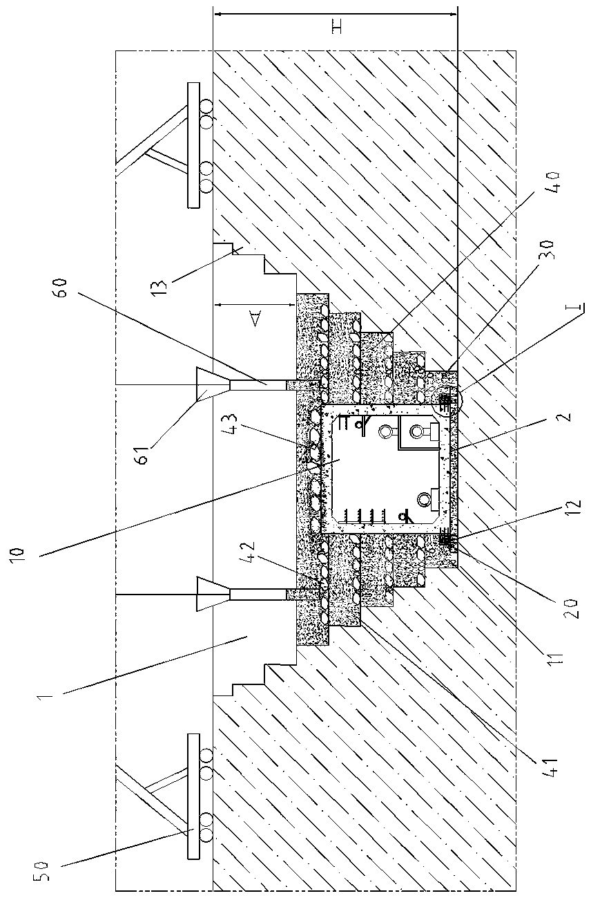 Backfilling method of underground utility tunnel