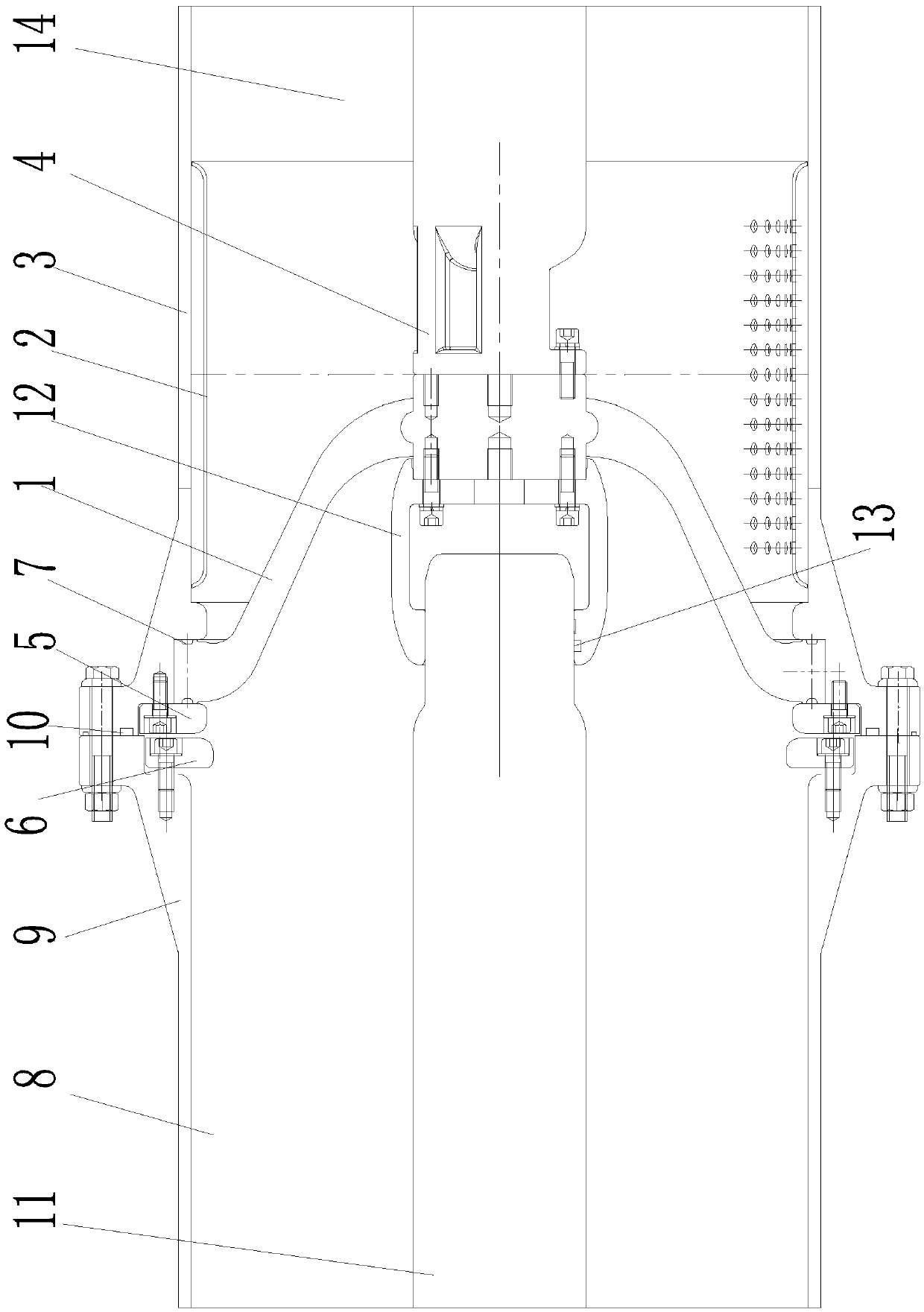 Novel built-in basin-type insulator and assembly