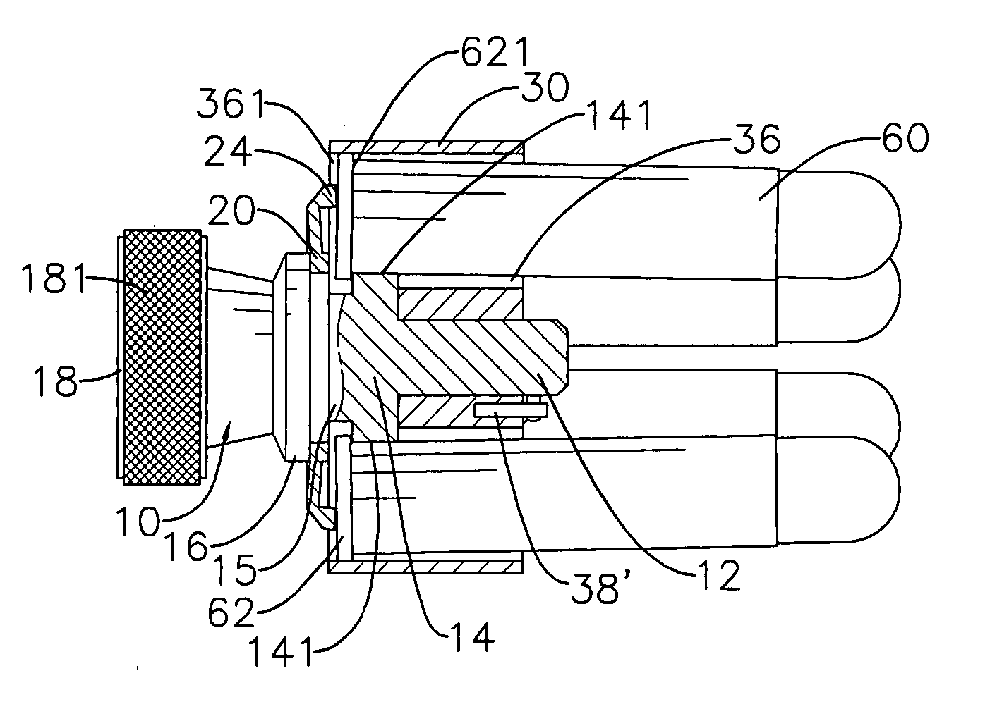 Casing configuration for revolver cartridge loader