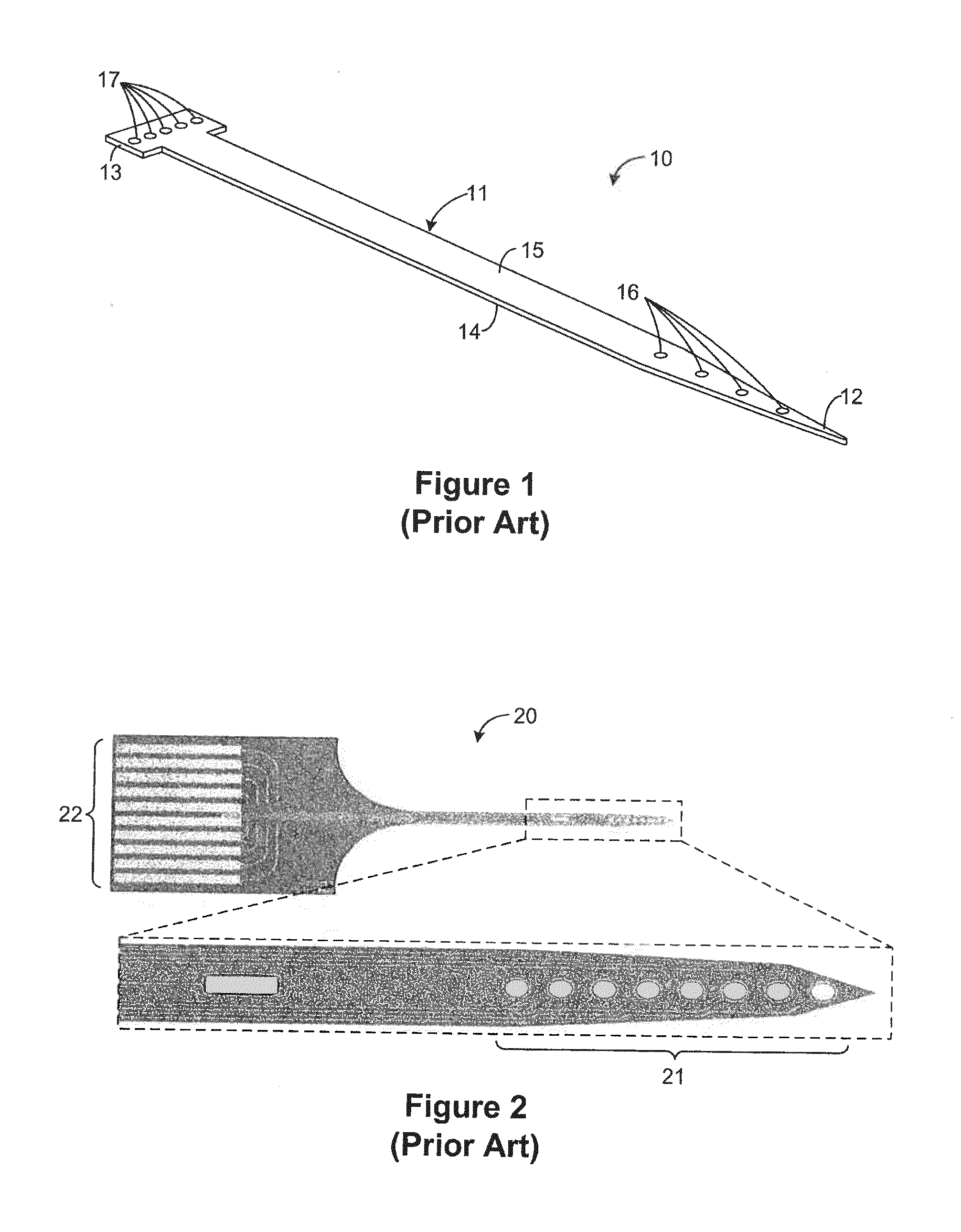 Rigid stiffener-reinforced flexible neural probes, and methods of fabrication using wicking channel-distributed adhesives and tissue insertion and extraction