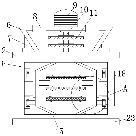 Environment-friendly and energy-saving grinding oil filtering device