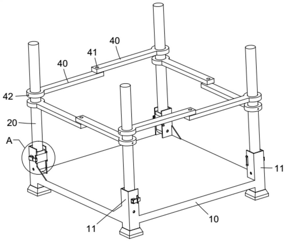 Transportation goods shelf for vehicle assembly parts