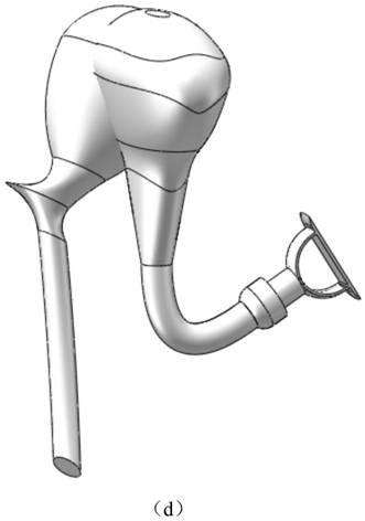 A shock absorption system and design method based on the transmission mechanism of the ossicular chain