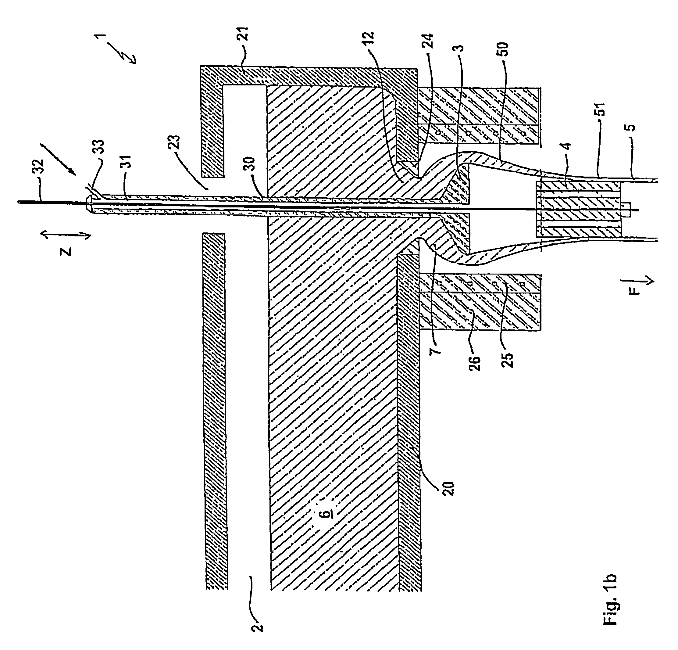 Method and apparatus for continuously manufacturing calibrated round or profiled glass tubes