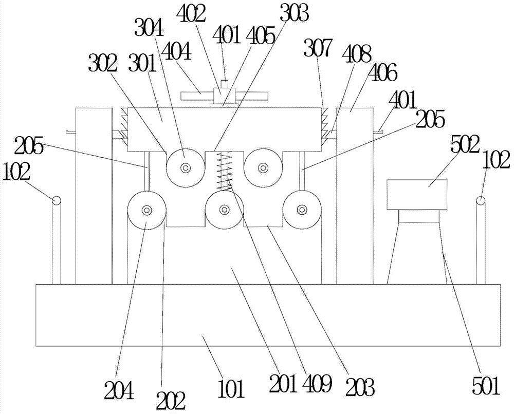 A straightening machine for straightening large-diameter cables