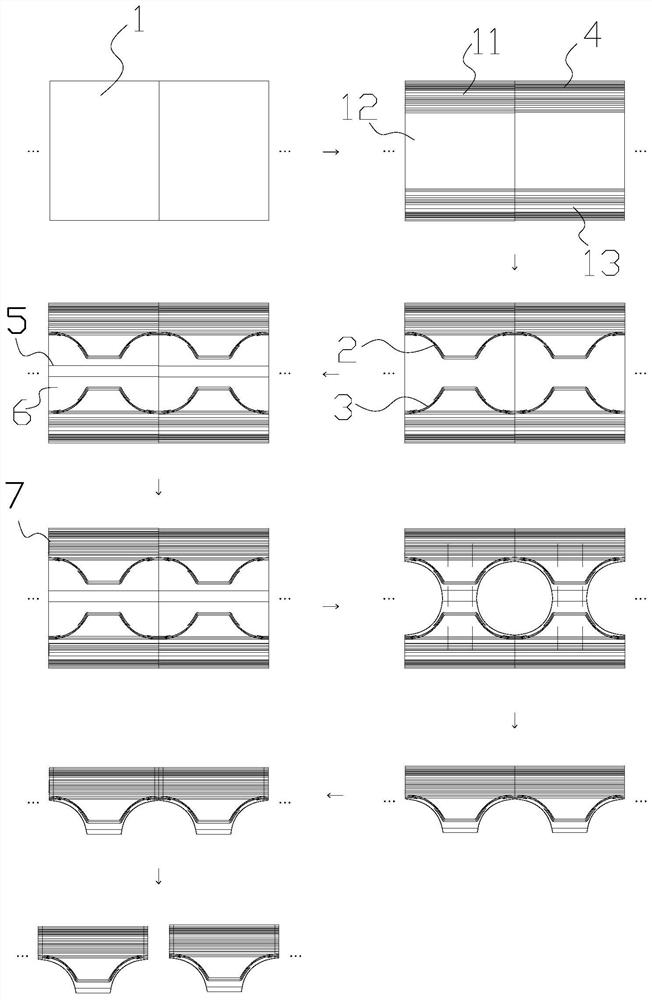 Preparation method of close-fitting elastic pants type paper diaper