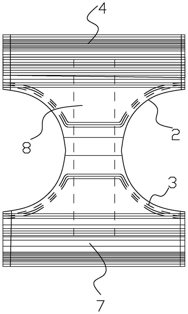 Preparation method of close-fitting elastic pants type paper diaper