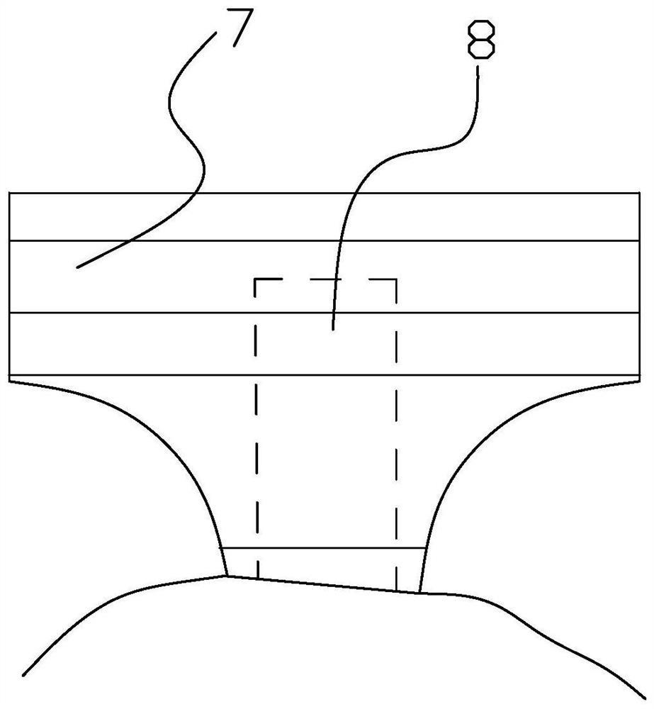 Preparation method of close-fitting elastic pants type paper diaper