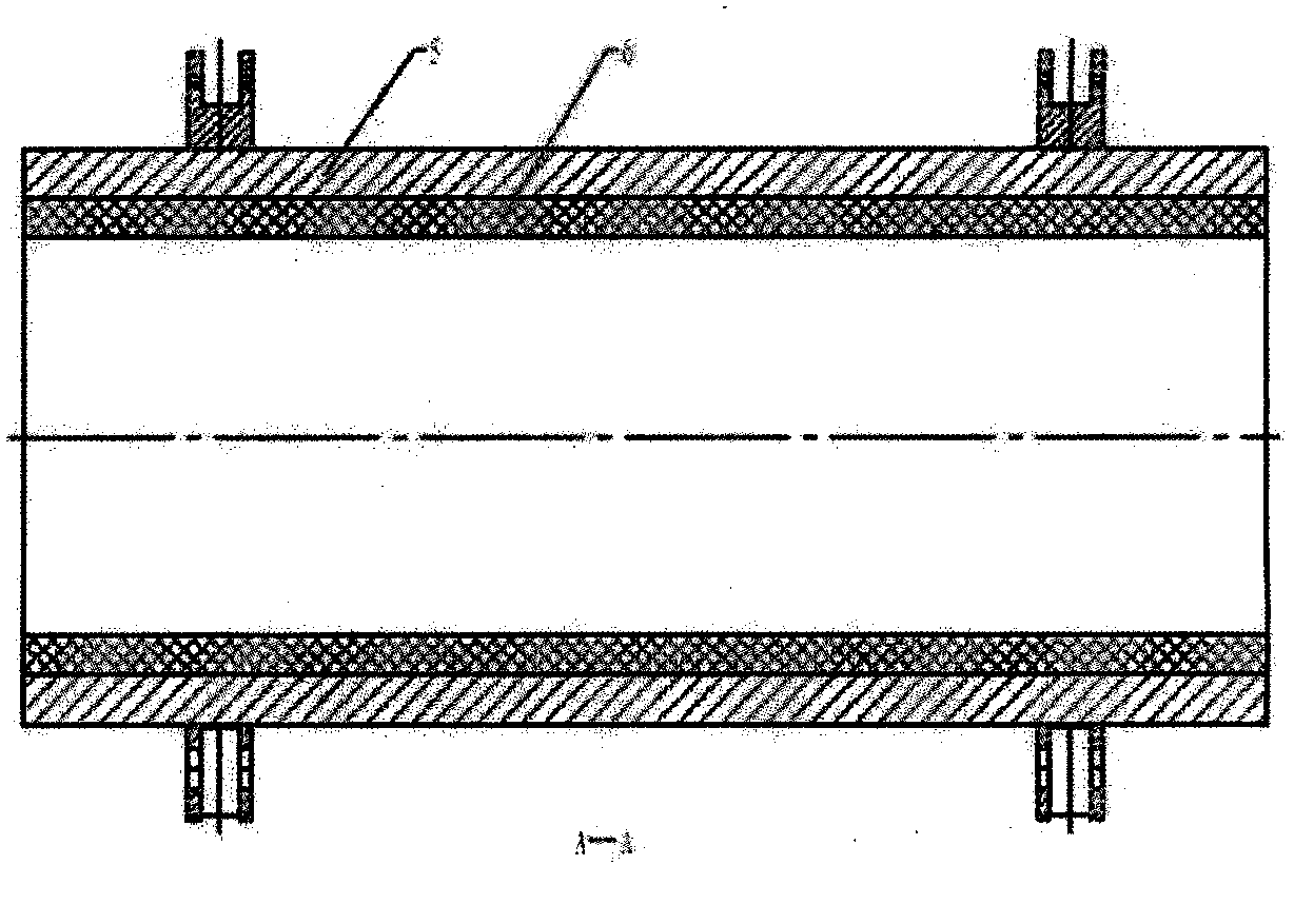 Method for manufacturing anti-negative pressure plastic-lined steel pipeline