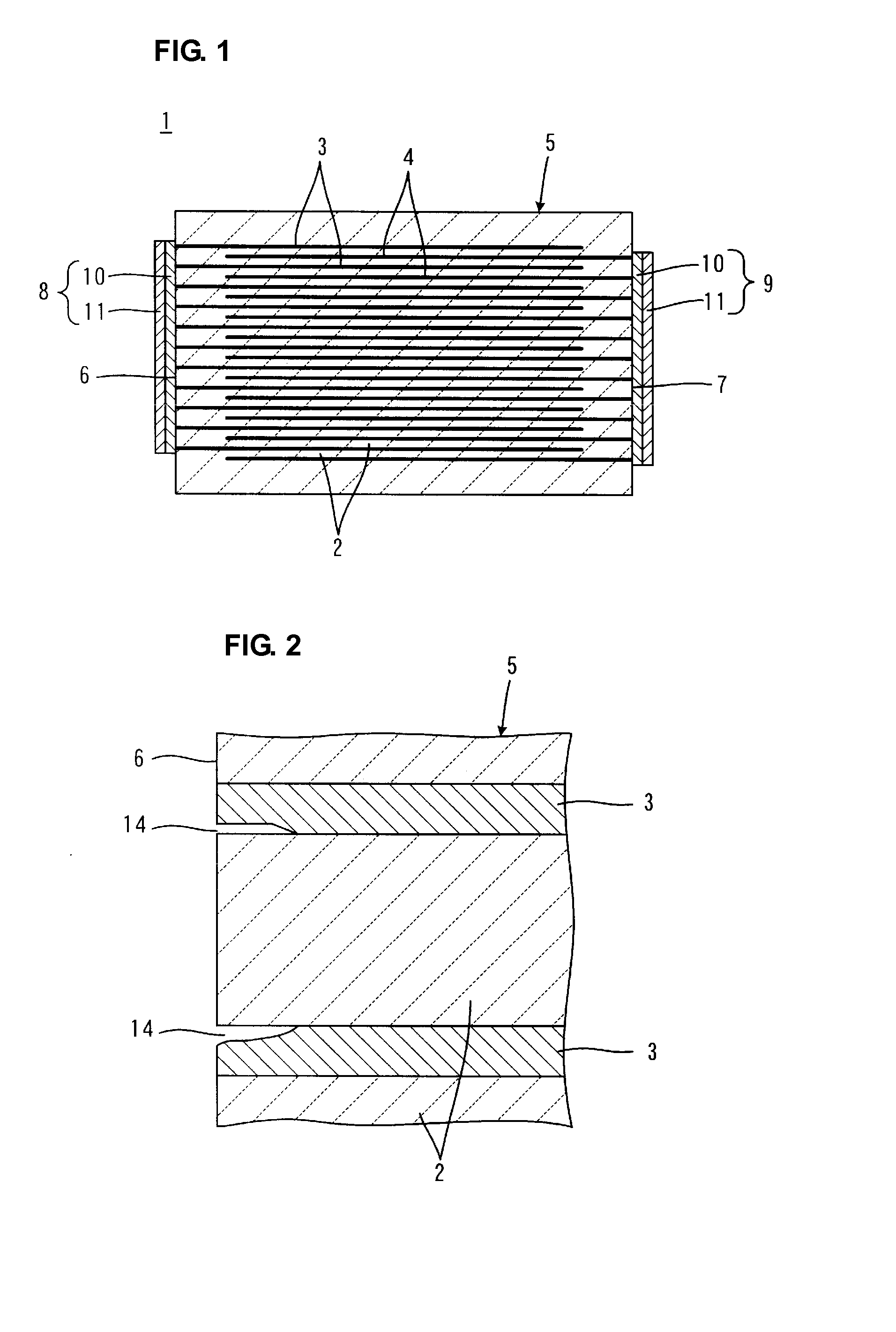 Laminated electronic component and method for manufacturing the same