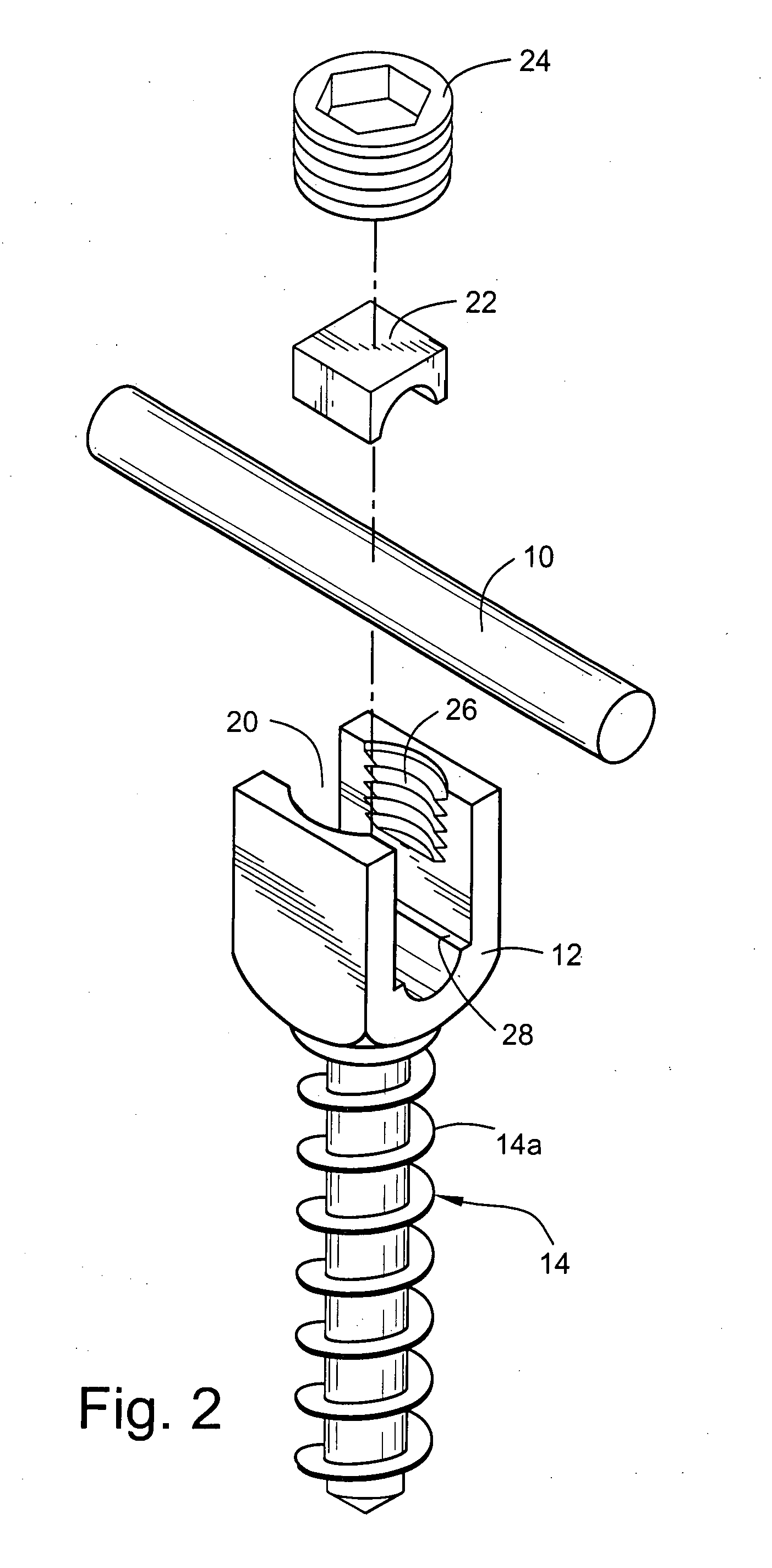 Apparatus and method for flexible spinal fixation