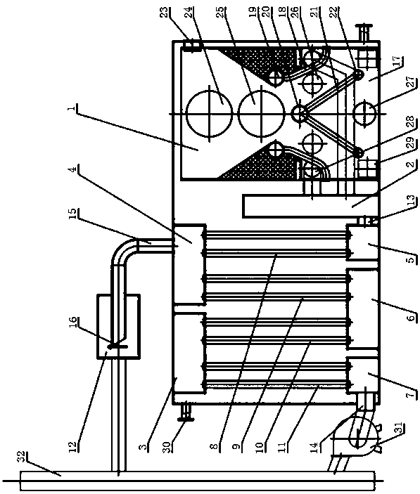 Cleaned briquette environment-friendly boiler