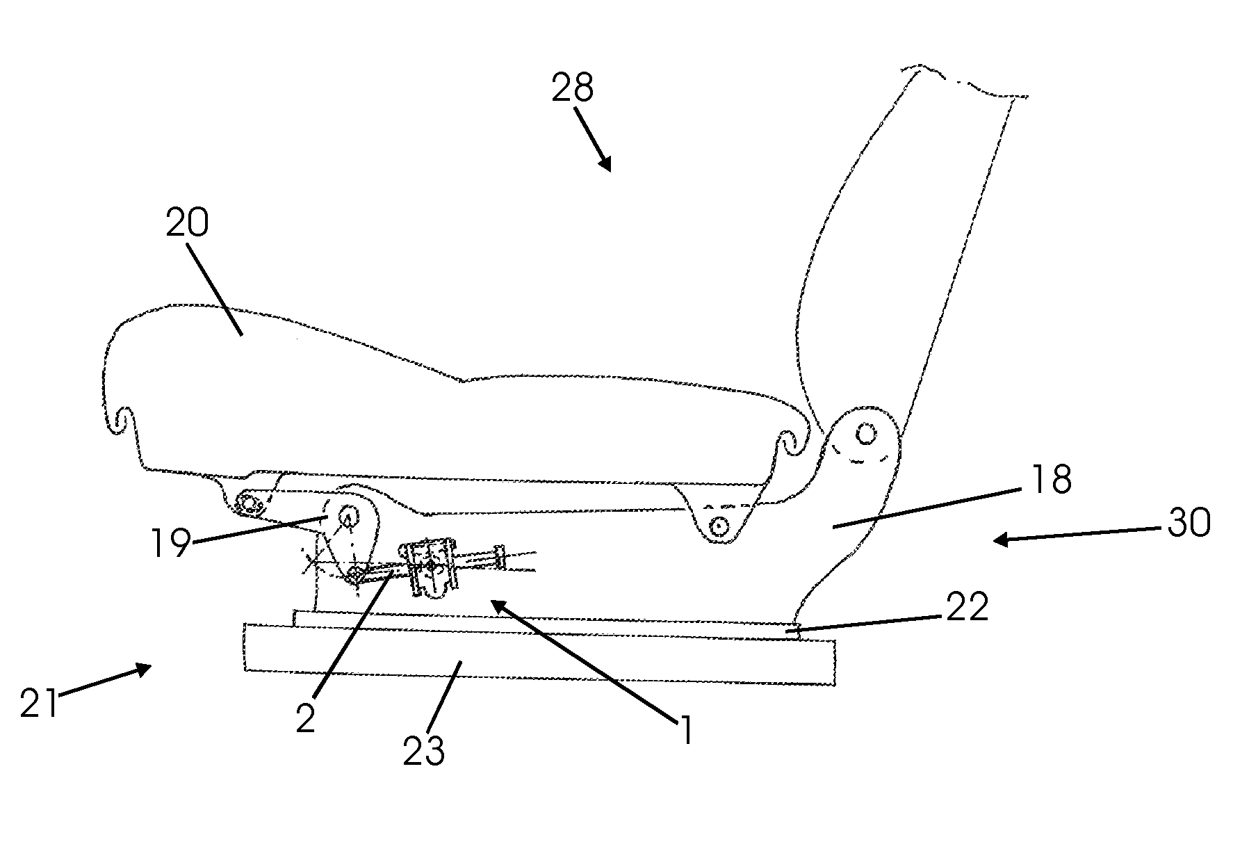 Adjustable Device for Motor Vehicle Seat