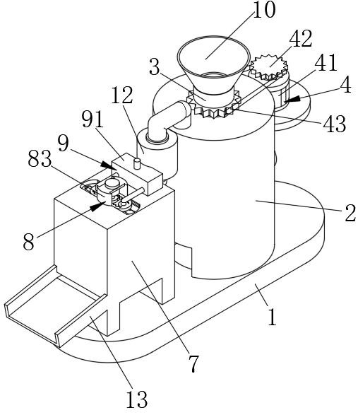 Rapid glue stirring device for footwear industry