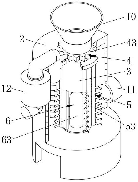 Rapid glue stirring device for footwear industry