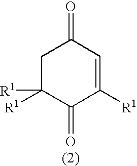 Process for the production of ketoisophorone derivatives and equipment therefor