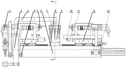 Piston pin dimension detection device