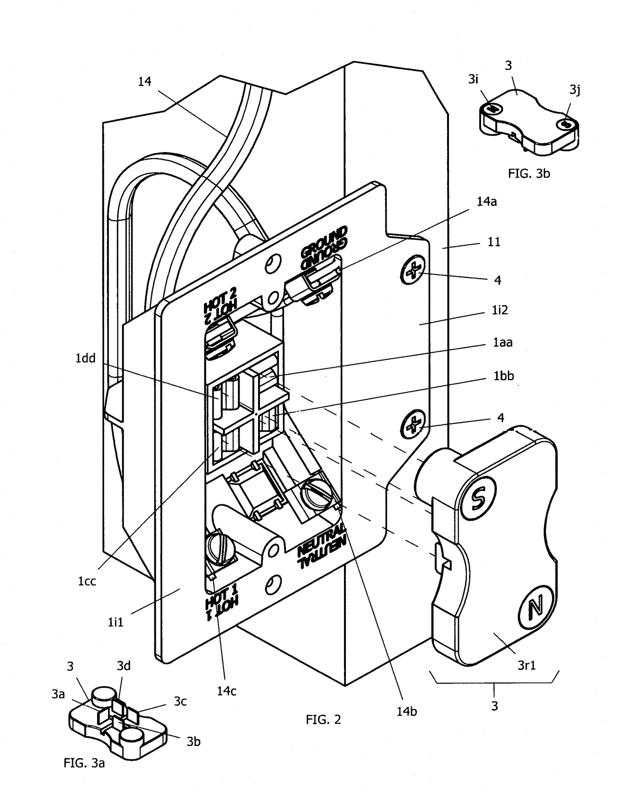 Efficient installation electrical hardware system and method of use