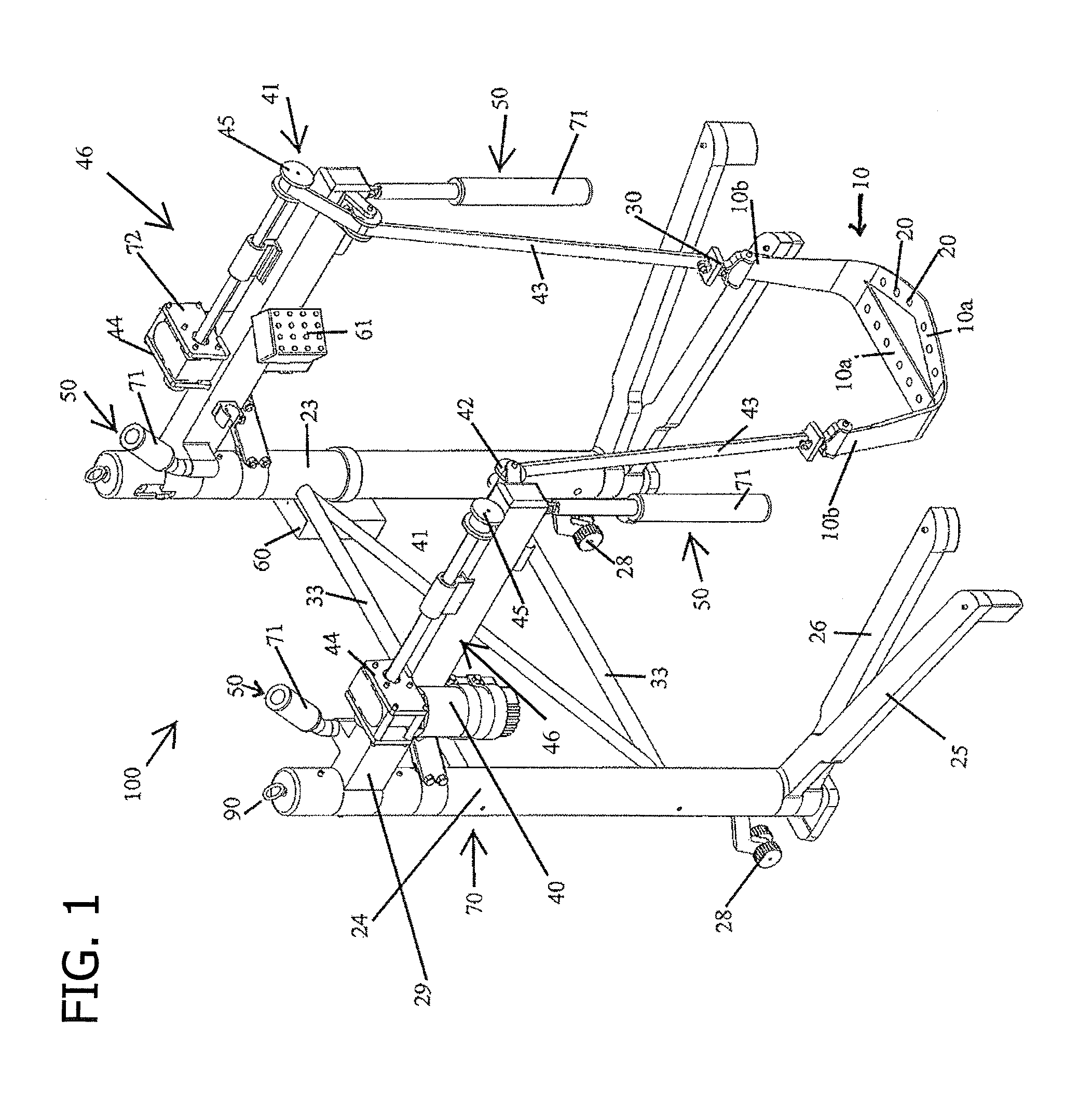 Stability controlled assistive lifting apparatus