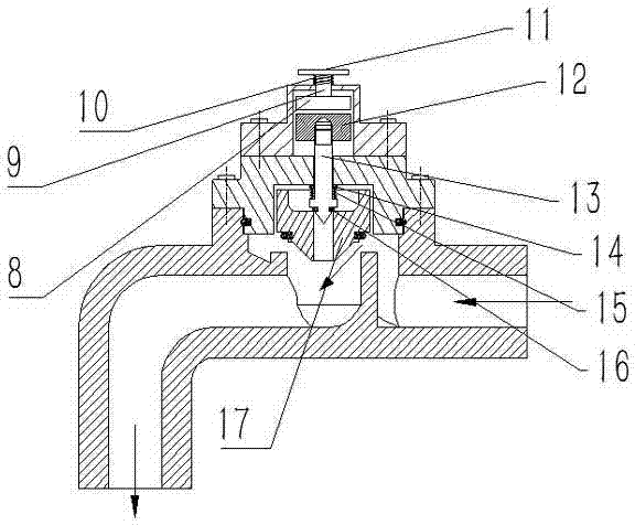 Press type faucet based on pilot structure