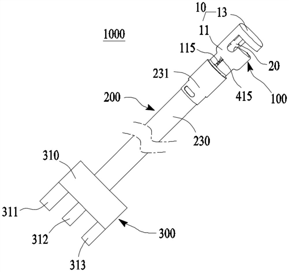 Rotary artificial chordae tendineae adjusting system