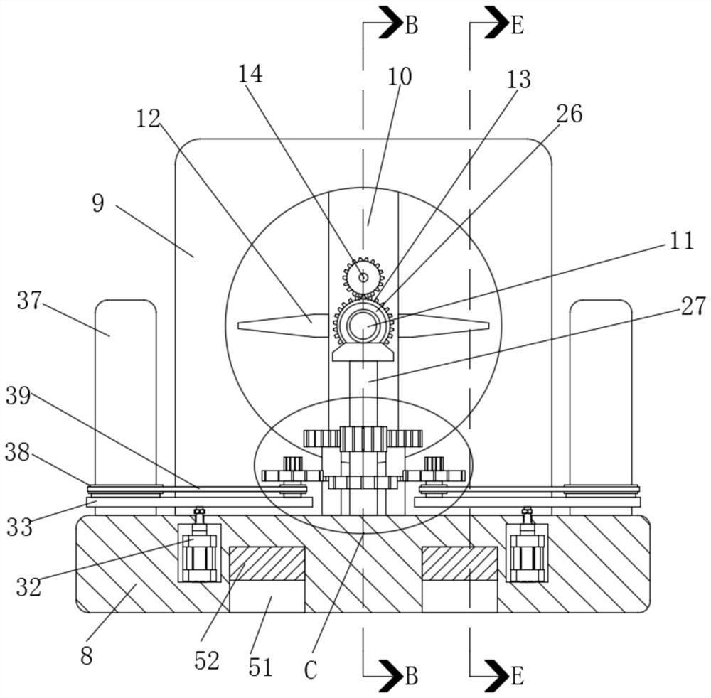 Environment-friendly power generation device based on ocean current and wind power