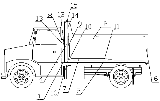 Self-dumping transport vehicle