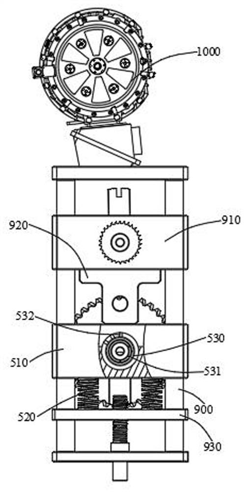 Hot stamping machine and working method thereof