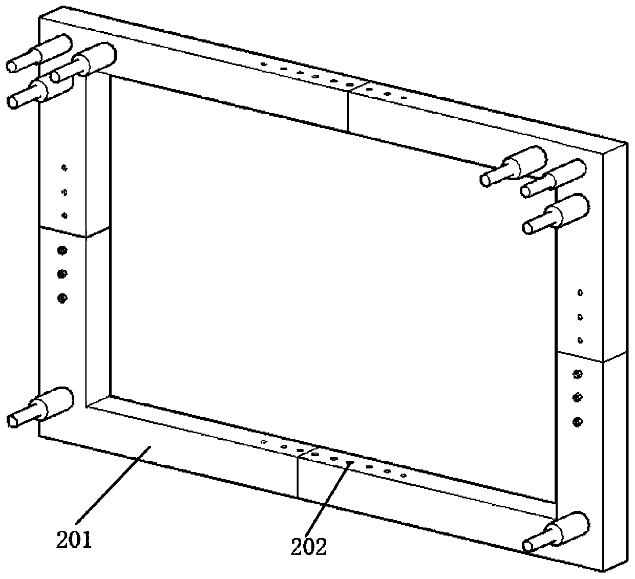 An automatic mine grooving equipment based on dual hydraulic power system