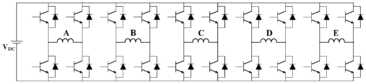 Fault-tolerant control method for short-circuit faults of five-phase permanent magnet motors based on the principle of constant power