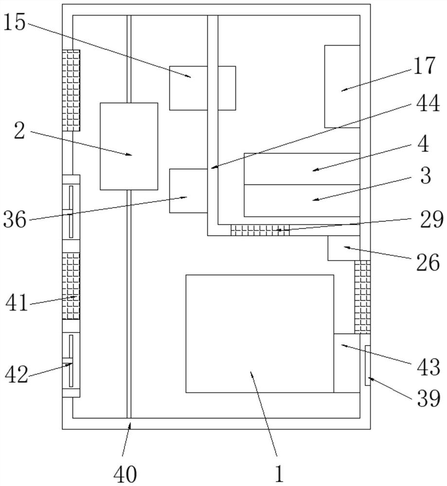 Antenna switching integrated intelligent control cabinet