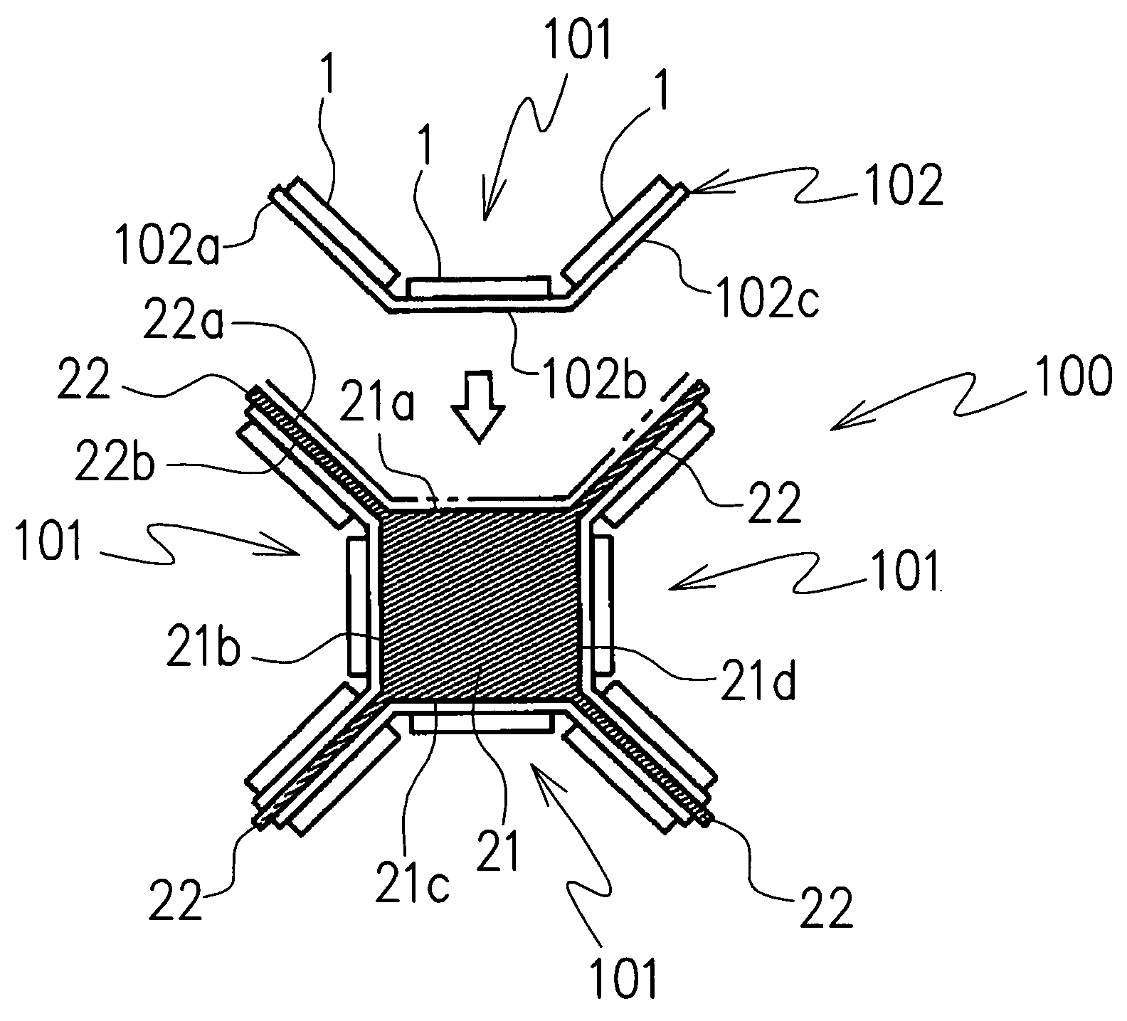 LED illumination lamp device