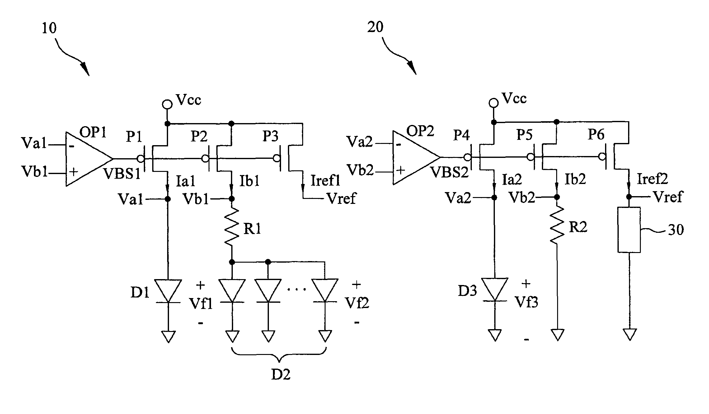 Low voltage bandgap reference circuit