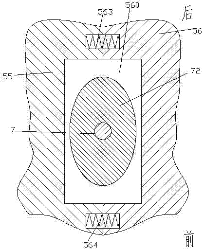 A feed supply device controlled and locked by a motor