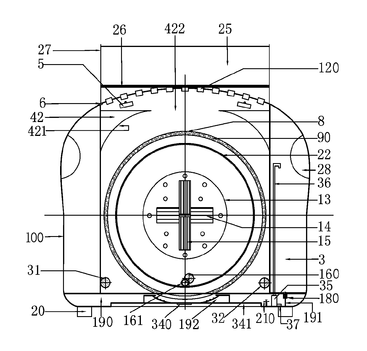 Efficient chemical distributing method and efficient chemical distributing device