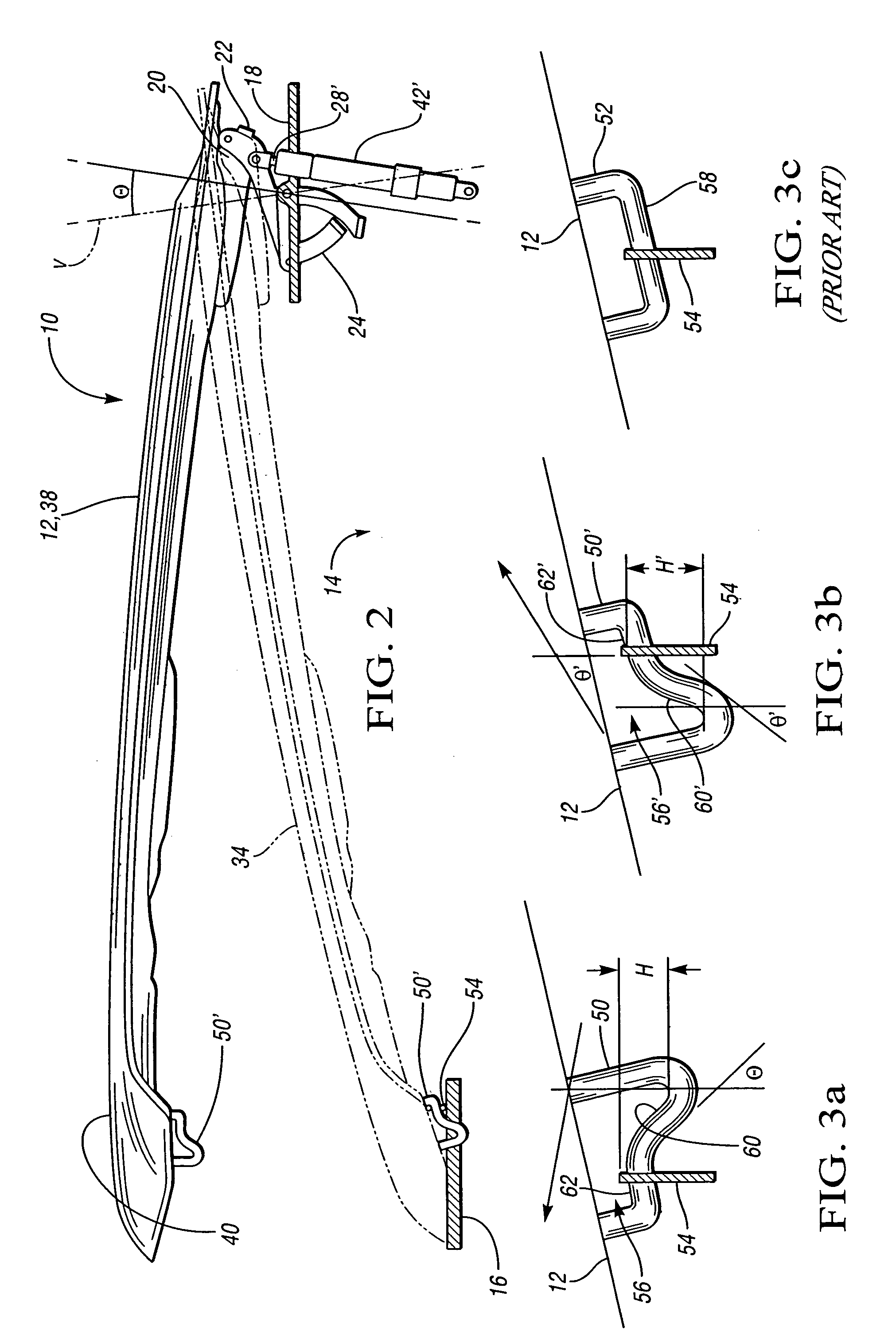 Vehicle hood assembly and method of elevating vehicle hood