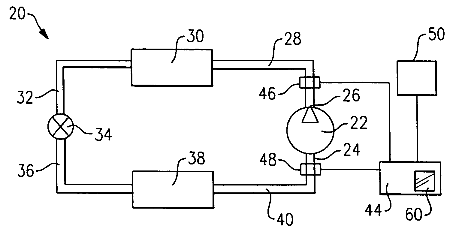 Diagnosing a loss of refrigerant charge in a refrigerant system