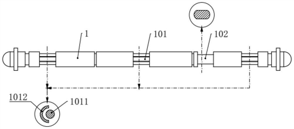 An electric flying car that can pass the spacer bar between phase lines