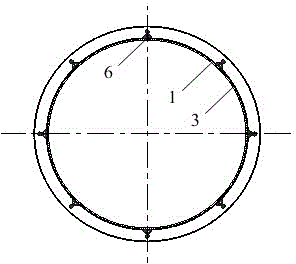 Annular curvature-related shape memory alloy damping device