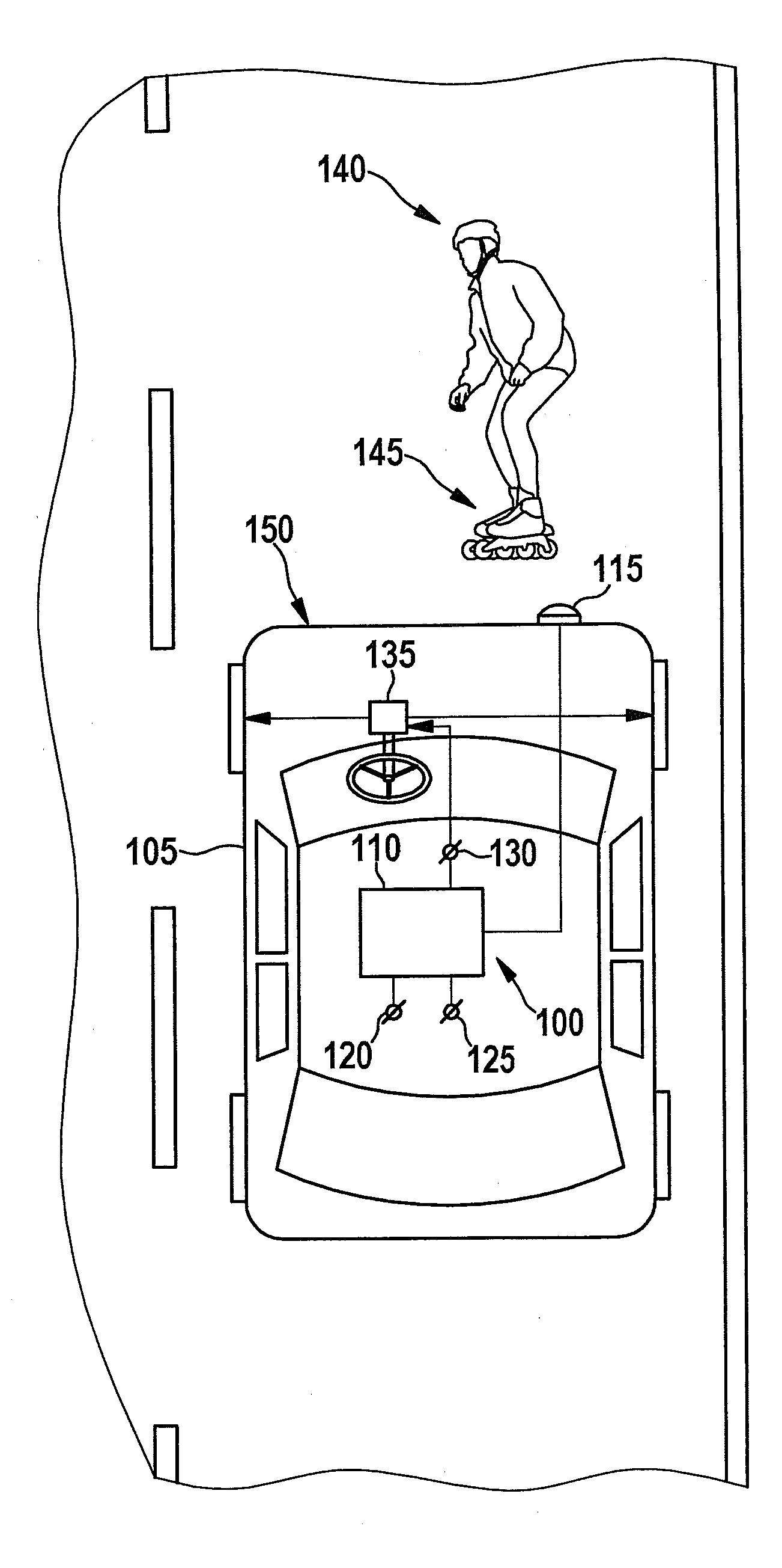 Collision avoidance for a motor vehicle