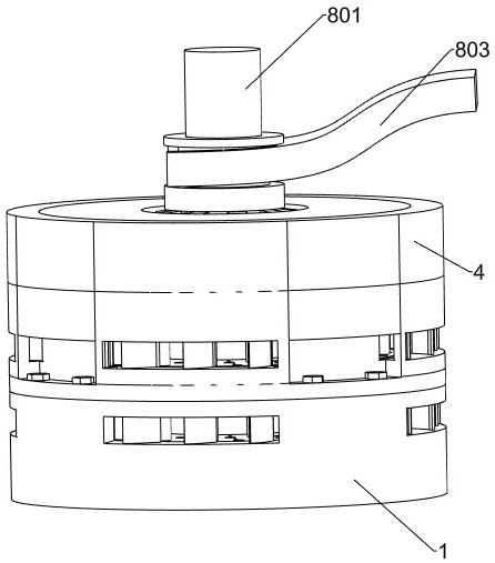 A clutch assembly of a crane power device