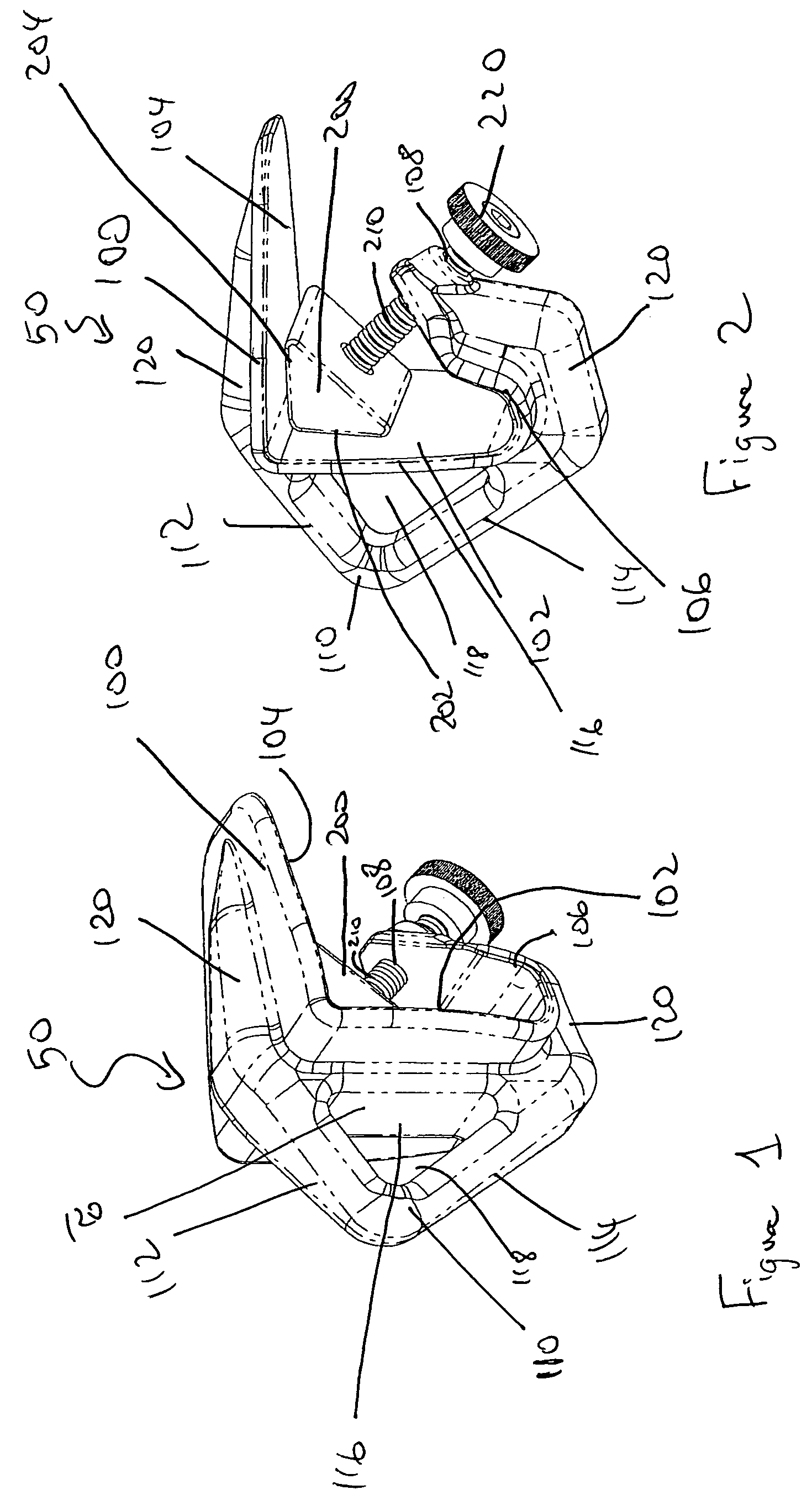 Vehicle bed tie down device