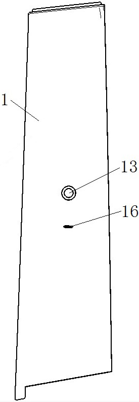 B column decorative plate with face recognition function and vehicle