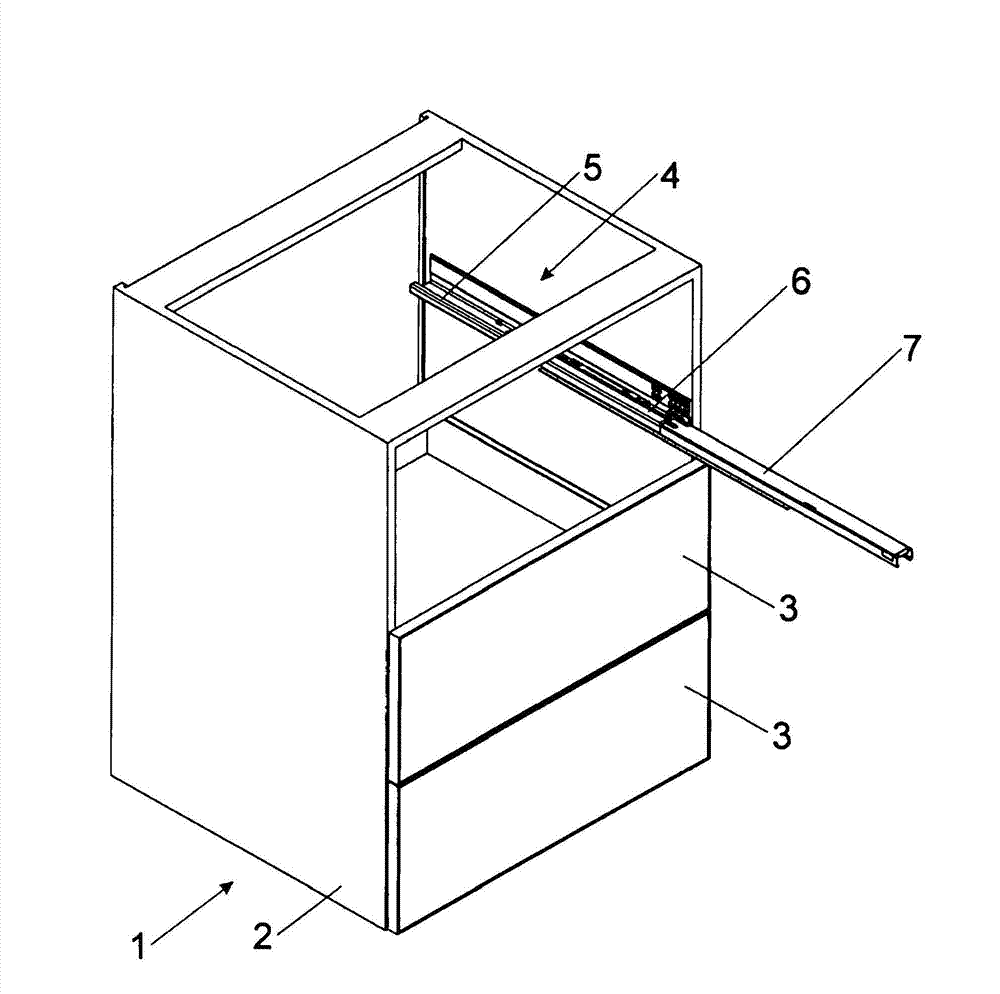 Pull-out guide for drawers