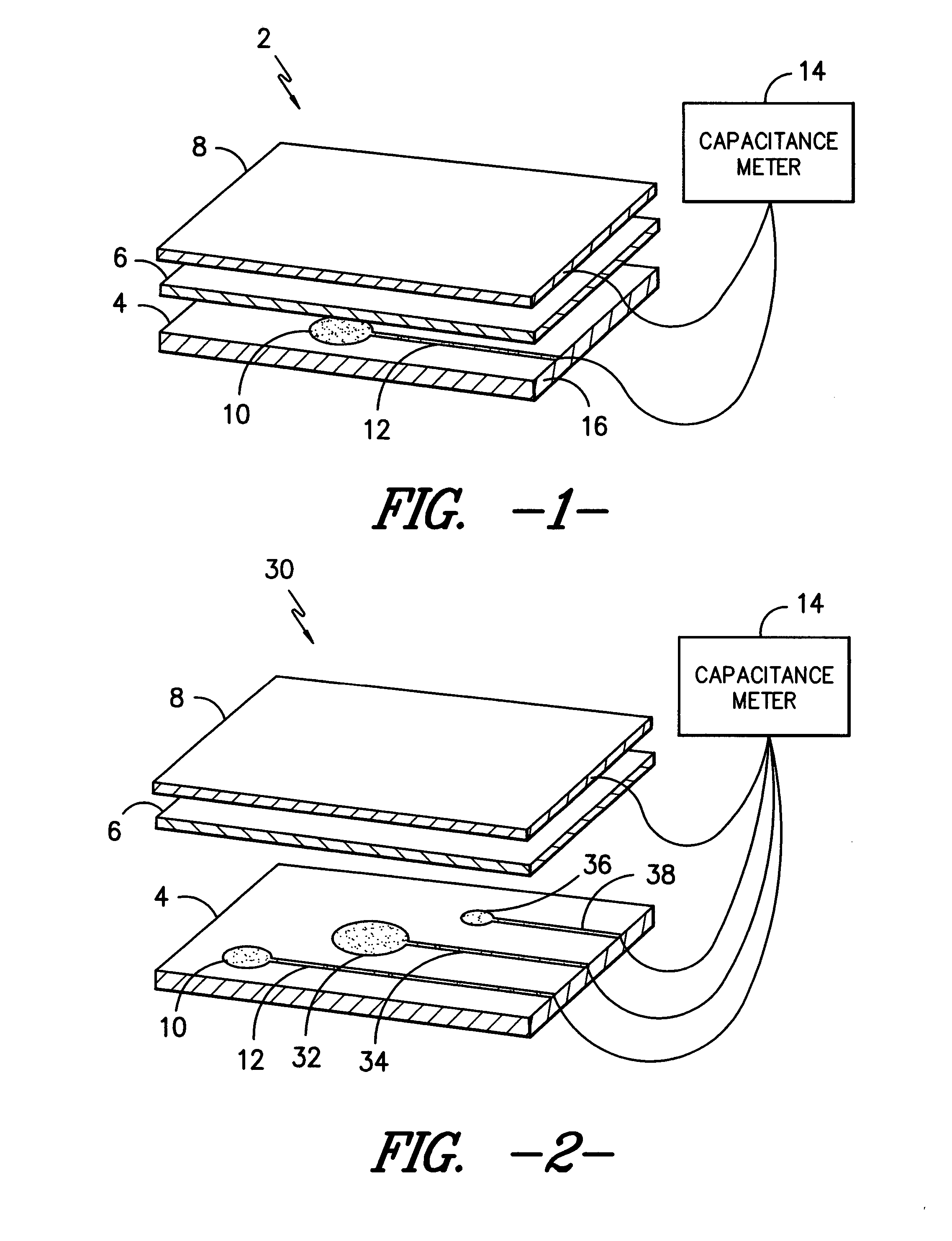 Printed capacitive sensor