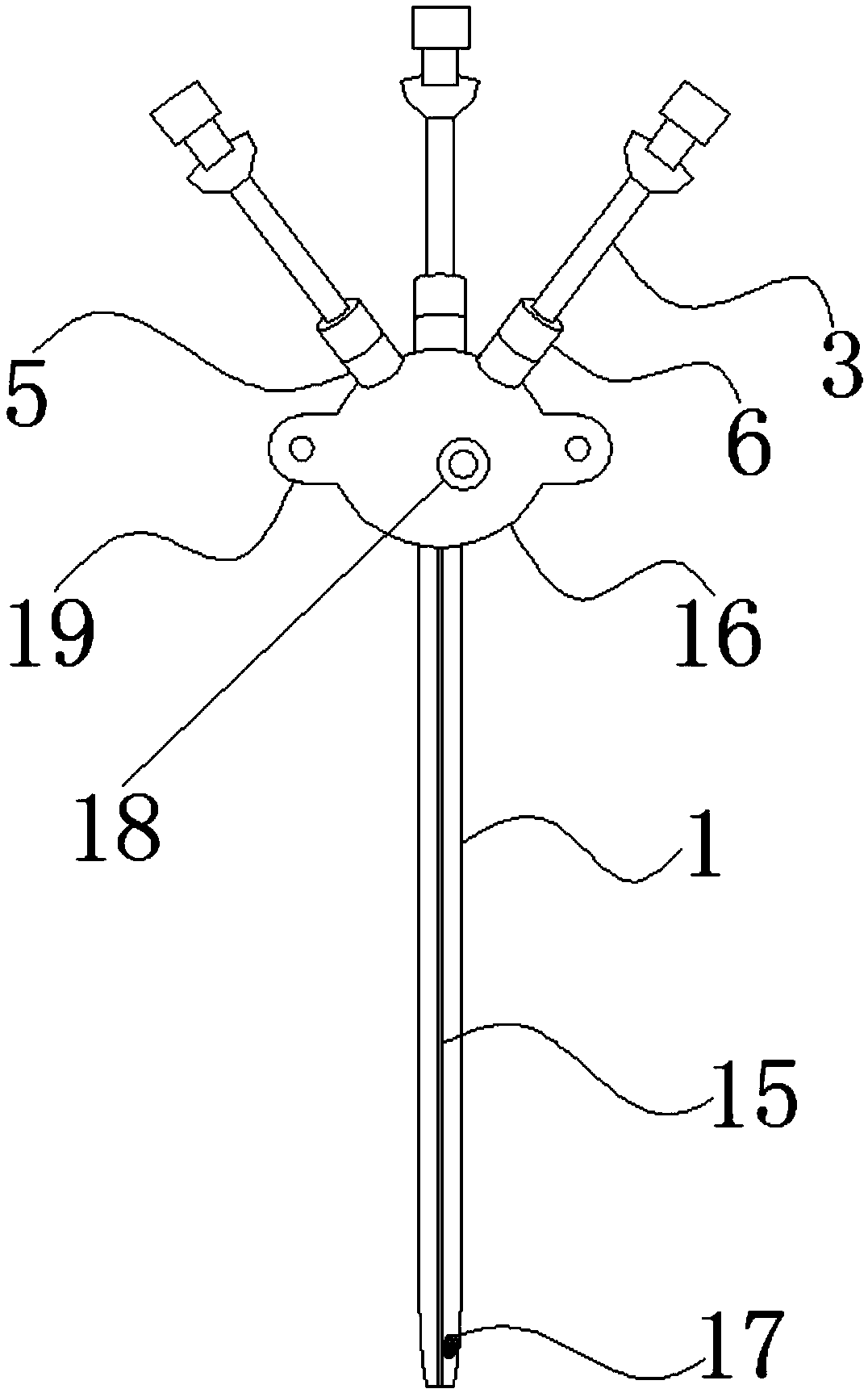 Central vein catheter